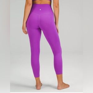 Lululemon Align leggings. Moonlit Magenta; size 2; 23” length.